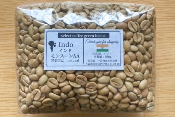 画像1: 【500g】インドモンスーンAA  (1)