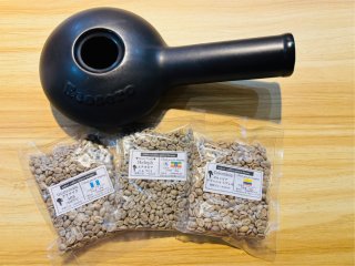 コーヒー生豆で家庭焙煎！カカオからチョコも。
