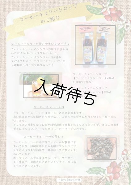 画像4: コーヒーチェリーシロップ 「スパイス フレーバー」200ml (4)