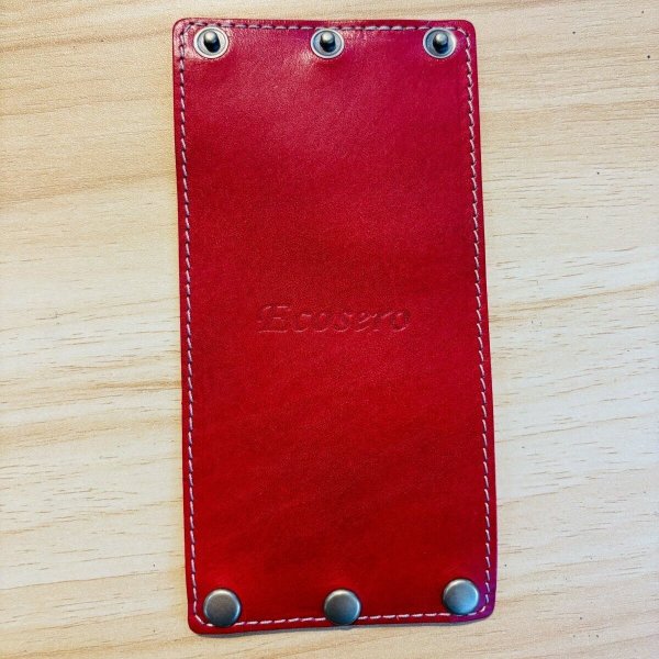 画像5: エコセロ専用　レザーグリップ【レッド/ブラック】 (5)