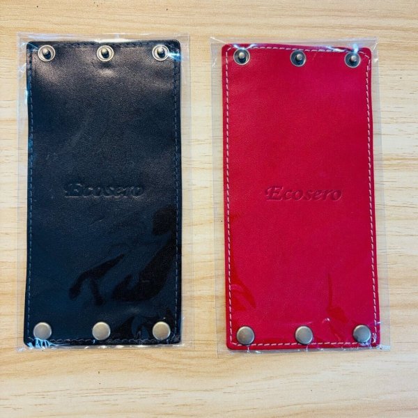 画像4: エコセロ専用　レザーグリップ【レッド/ブラック】 (4)