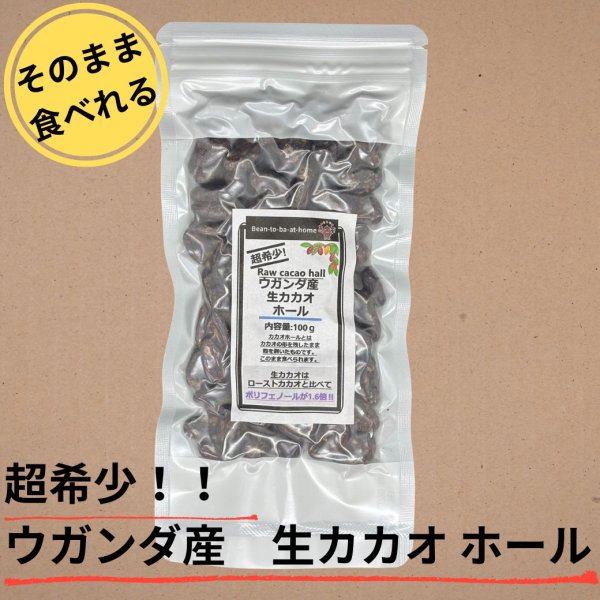 画像1: 《そのまま食べれる！》超希少！ 皮むき生カカオ・ホール 100g ウガンダ産（真空パック） (1)