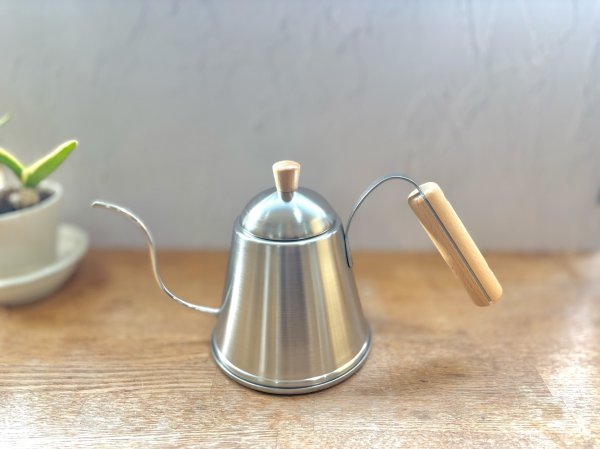 画像1: 珈琲考具　ドリップポットITTEKI　木ハンドル 1000ml　 (1)